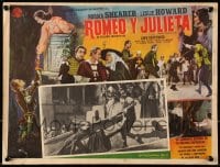 6t175 ROMEO & JULIET Mexican LC R1960s Leslie Howard fighting Basil Rathbone, William Shakespeare