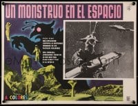 6t184 X FROM OUTER SPACE Mexican LC 1967 Uchu daikaiji Girara, great c/u of the rubbery monster!