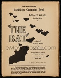 6t005 BAT pressbook 1926 Jack Pickford, Louise Fazenda, a comedy mystery drama, ultra rare!