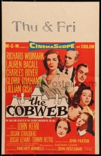 6t450 COBWEB WC 1955 Richard Widmark, Lauren Bacall, Charles Boyer, Gloria Grahame, Lillian Gish