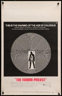 6t452 COLOSSUS: THE FORBIN PROJECT WC 1970 the day man built it, he built himself out of existence!