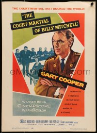 6t455 COURT-MARTIAL OF BILLY MITCHELL WC 1956 c/u of Gary Cooper, directed by Otto Preminger!