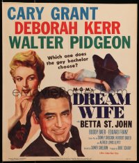6t467 DREAM WIFE WC 1953 does gay bachelor Cary Grant choose sexy Deborah Kerr or Betta St. John!