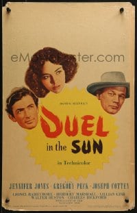 6t469 DUEL IN THE SUN WC 1947 Jennifer Jones, Gregory Peck & Joseph Cotten in King Vidor epic!