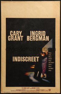 6t514 INDISCREET WC 1958 Cary Grant & Ingrid Bergman, directed by Stanley Donen!