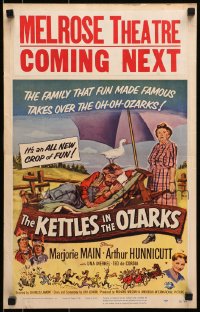 6t526 KETTLES IN THE OZARKS WC 1956 Marjorie Main as Ma brews up a roaring riot in the hills!