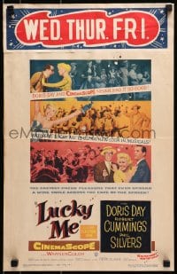 6t542 LUCKY ME WC 1954 sexy Doris Day never had it so good, Robert Cummings, Phil Silvers