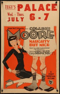 6t562 NAUGHTY BUT NICE WC 1927 great John Held Jr. art of Colleen Moore by man with no pants!