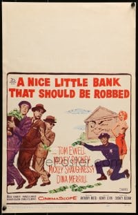 6t564 NICE LITTLE BANK THAT SHOULD BE ROBBED WC 1958 thieves Tom Ewell, Mickey Rooney & Shaughnessy!