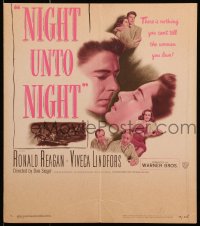 6t565 NIGHT UNTO NIGHT WC 1949 Ronald Reagan & Viveca Lindfors couldn't hide their secret!