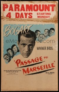 6t575 PASSAGE TO MARSEILLE WC 1944 Frenchman Humphrey Bogart escapes Devil's Island to fight Nazis!