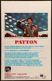 6t577 PATTON WC 1970 General George C. Scott saluting by flag, World War II classic!