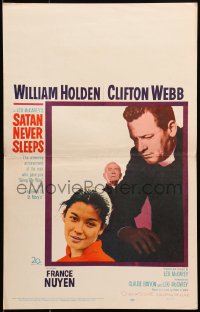 6t606 SATAN NEVER SLEEPS WC 1962 Leo McCarey, William Holden, Clifton Webb, France Nuyen