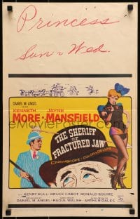 6t615 SHERIFF OF FRACTURED JAW WC 1959 sexy burlesque Jayne Mansfield, sheriff Kenneth More!