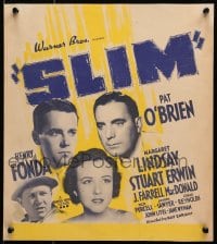 6t622 SLIM WC 1937 Pat O'Brien, Henry Fonda, Margaret Lindsay, Stuart Erwin, high-power line men!
