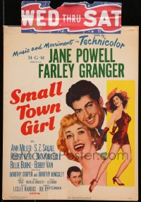 6t623 SMALL TOWN GIRL WC 1953 Jane Powell, Farley Granger, super sexy Ann Miller's legs!