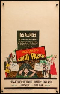 6t630 SOUTH PACIFIC WC 1959 Rossano Brazzi, Mitzi Gaynor, Rodgers & Hammerstein musical!