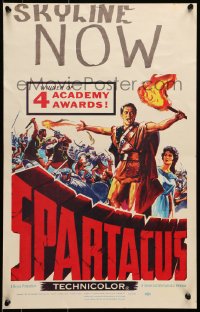 6t631 SPARTACUS WC 1961 classic Stanley Kubrick & Kirk Douglas epic, cool gladiator artwork!