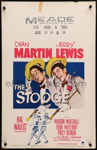 6t637 STOOGE WC 1952 artwork of singing vaudeville team Dean Martin & Jerry Lewis!