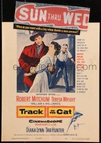 6t655 TRACK OF THE CAT WC 1954 Robert Mitchum & Teresa Wright in a startling love story!