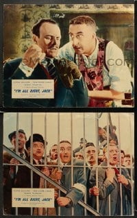 6w932 I'M ALL RIGHT JACK 2 English LCs 1959 John Boulting, Terry-Thomas and cast!