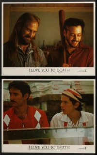 6w930 I LOVE YOU TO DEATH 2 LCs 1990 Kevin Kline, Keanu Reeves, River Phoenix, William Hurt!