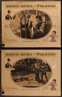 6w997 YOLANDA 2 LCs 1924 Marion Davies in two scenes & also shown in two of her past hits!