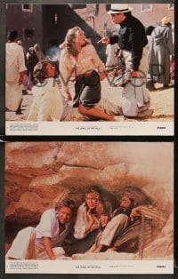 6w237 JEWEL OF THE NILE 8 color 11x14 stills 1985 Michael Douglas, Kathleen Turner & Danny DeVito!
