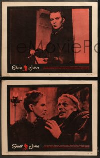 6w671 SAINT JOAN 6 LCs 1957 Joan of Arc, directed by Otto Preminger, wonderful Saul Bass art!