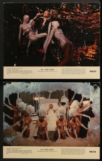 6w032 ALL THAT JAZZ 8 color 11x14 stills 1979 Roy Scheider & Ann Reinking, Bob Fosse musical!