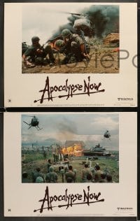 6w810 APOCALYPSE NOW 3 LCs 1979 Francis Ford Coppola, Martin Sheen, best helicopter scenes!