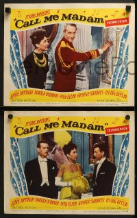 6w552 CALL ME MADAM 7 LCs 1953 Ethel Merman, Donald O'Connor & Vera-Ellen sing Irving Berlin songs!
