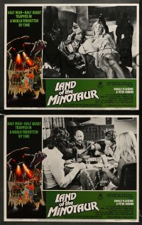 6w560 DEVIL'S MEN 7 LCs 1977 Land of the Minotaur, Robert Tanenbaum fantasy monster border art!