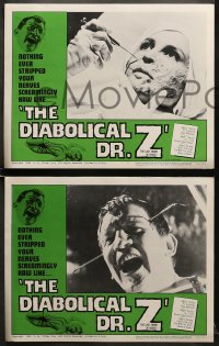 6w118 DIABOLICAL DR Z 8 LCs 1966 Miss Muerte, director Jess Franco strips your nerves!