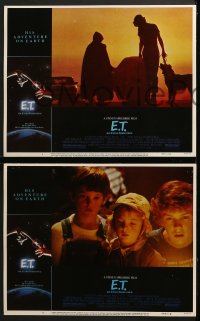 6w129 E.T. THE EXTRA TERRESTRIAL 8 LCs 1982 Steven Spielberg classic, Henry Thomas, Drew Barrymore!