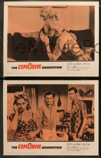 6w141 EXPLOSIVE GENERATION 8 LCs 1961 Patricia McCormack, 1 w/young William Shatner in sports car!