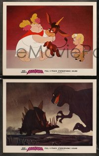 6w752 FANTASIA 4 LCs R1977 Walt Disney musical cartoon classic, wonderful fantasy images!