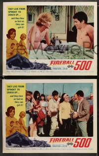 6w151 FIREBALL 500 8 int'l LCs 1966 Frankie Avalon & sexy Annette Funicello, stock car racing images
