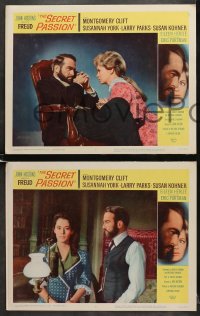 6w163 FREUD 8 LCs 1963 John Huston directed, Montgomery Clift, Susannah York, The Secret Passion!