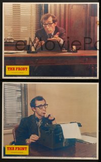 6w168 FRONT 8 LCs 1976 Woody Allen, Martin Ritt, 1950s Communist Scare blacklist in 1953 U.S.!