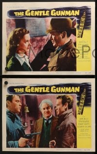 6w570 GENTLE GUNMAN 7 LCs 1953 John Mills, Elizabeth Sellars, Dirk Bogarde, English film noir!