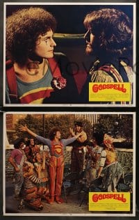 6w178 GODSPELL 8 LCs 1973 David Greene classic religious musical, great images of cast!