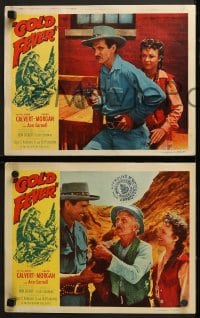 6w708 GOLD FEVER 5 LCs 1952 Leslie Goodwin, cowboys John Calvert, Ralph Morgan!