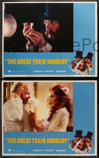 6w184 GREAT TRAIN ROBBERY 8 LCs 1979 Sean Connery, Sutherland & sexy Lesley-Anne Down!