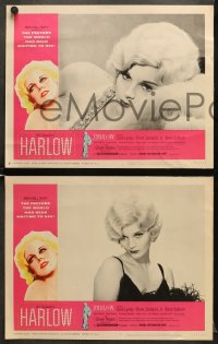 6w190 HARLOW 8 LCs 1965 great images of Carol Lynley as Jean Harlow The Blonde Bombshell!