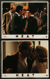6w642 HEAT 6 LCs 1995 Al Pacino, Robert De Niro, Val Kilmer, Michael Mann directed!
