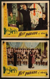 6w711 HIT PARADE OF 1943 5 LCs 1943 great images of elaborate musical production numbers, dancers!