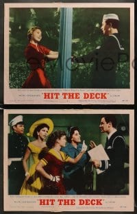 6w830 HIT THE DECK 3 LCs 1955 Debbie Reynolds, Jane Powell, sexy dancer Ann Miller!