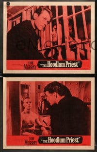 6w203 HOODLUM PRIEST 8 LCs 1961 religious Don Murray saves thieves & killers, and it's true!