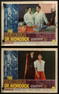 6w205 HORRIBLE DR. HICHCOCK 8 LCs 1964 L' Orribile Segreto Del Dr. Hichcock, mad doctor Flemyng!